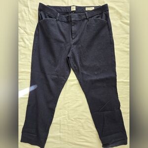 GAP 16  Navy Blue Signature Skinny Ankle Pants
